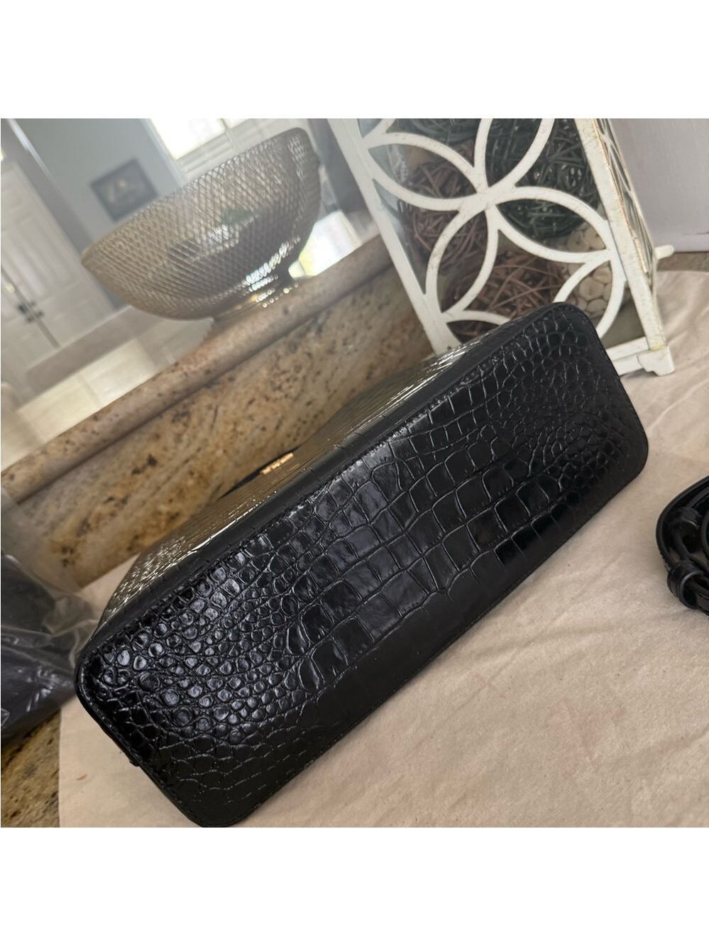 1018$+!! New Tory Burch Britten Black Leather Satchel & Matching Bifold Wallet - Picture 17 of 17